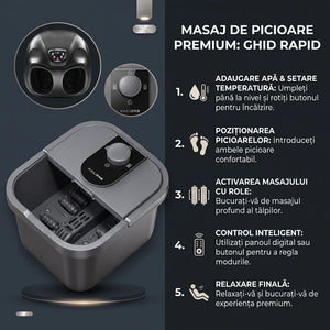 Aparat masaj picioare cu cădiță de pedichiură, imaginea 8