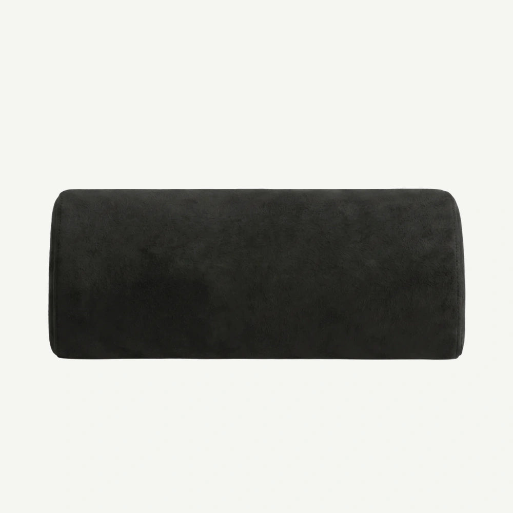 Perna/suport ortopedic pentru picioare ORTO 200 memory foam, husa catifea, Negru