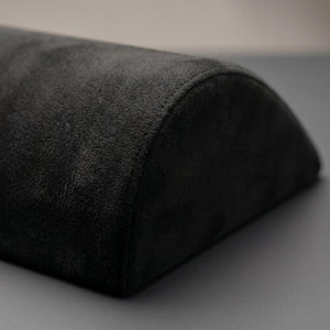 Perna/suport ortopedic pentru picioare ORTO 200 memory foam, husa catifea, Negru – imaginea 2