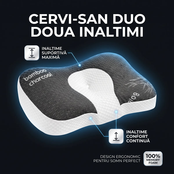 Pernă ortopedică cervicală CERVI-SAN Duo, imaginea 6