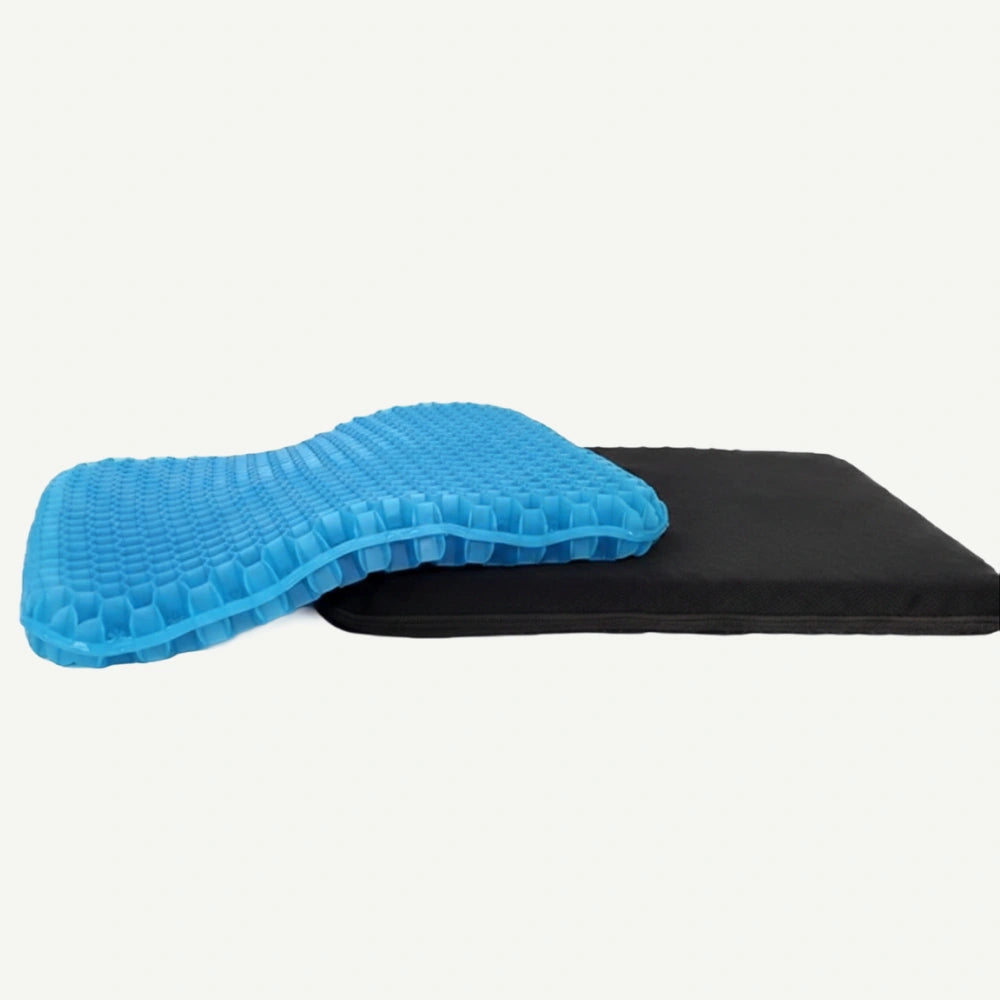 Perna ortopedica sezut gel silicon tip fagure, husa detasabila lavabila