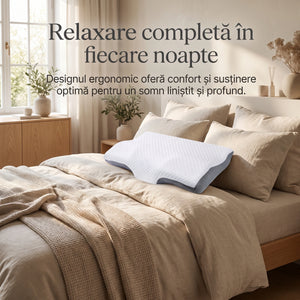 Perna cervicala ortopedica CERVI-SAN Prim memory foam – imaginea 4