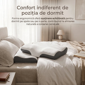 Perna cervicala ortopedica CERVI-SAN Prim memory foam – imaginea 5