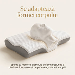 Perna cervicala ortopedica CERVI-SAN Prim memory foam – imaginea 6