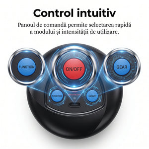 Aparat masaj corp cu ventuza electrica (cupping vacuum), 3 moduri, Negru – imaginea 5