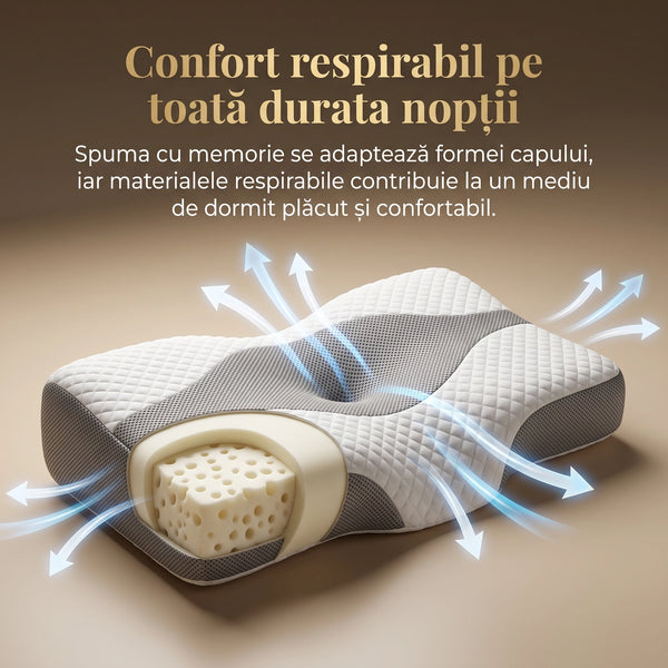 Pernă ortopedică cervicală CERVI-SAN Cervical, imaginea 4