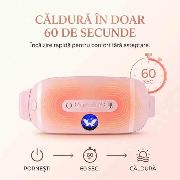 Centura cu masaj pentru zona lombară și menstruală