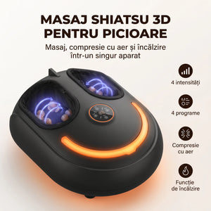 Aparat masaj picioare Shiatsu 3D cu compresie aer, imaginea 7