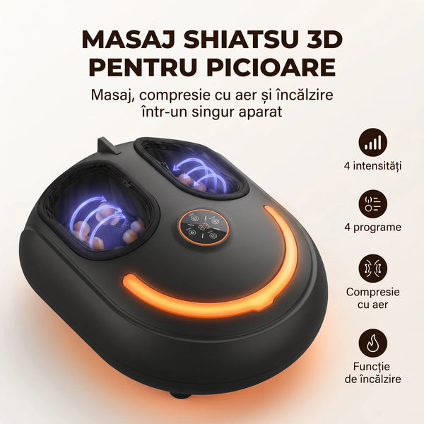 Aparat masaj picioare Shiatsu 3D cu compresie aer, imaginea 7