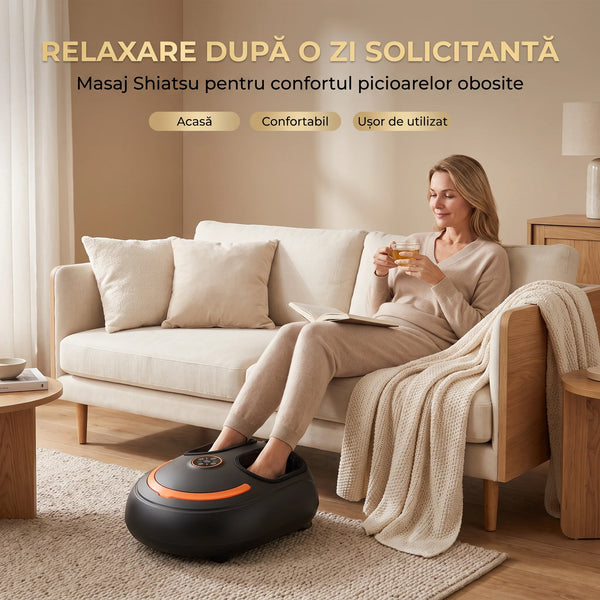 Aparat masaj picioare Shiatsu 3D cu compresie aer, imaginea 8