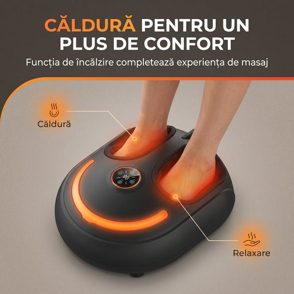Aparat masaj picioare Shiatsu 3D cu compresie aer, imaginea 9