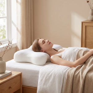Pernă cervicală ortopedică CERVI-SAN Relax, în alb