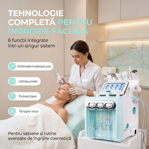 Dispozitivul facial cu oxigen-hidrogen și ultrasunete