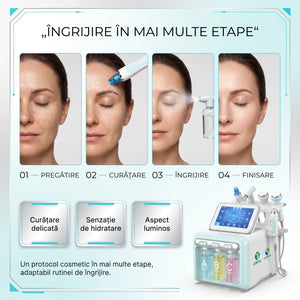 Dispozitiv facial 6 în 1 cu hidrodermabraziune, imaginea 8