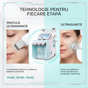 Dispozitiv facial 6 în 1 cu hidrodermabraziune, imaginea 9