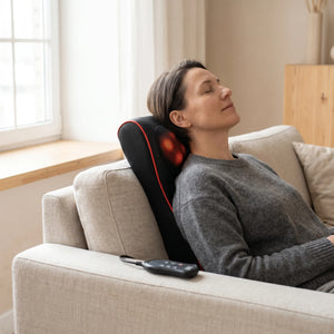 Perna masaj Shiatsu gat si spate cu incalzire, 8 noduri, 3 intensitati – imaginea 2