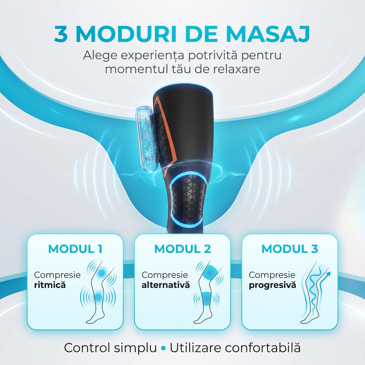 Aparat masaj picioare, gambe și coapse cu presoterapie, imaginea 6