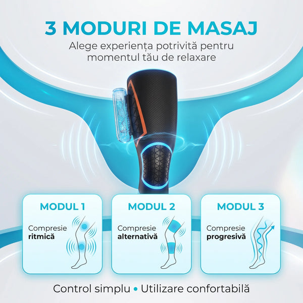 Aparat masaj picioare, gambe și coapse cu presoterapie, imaginea 6