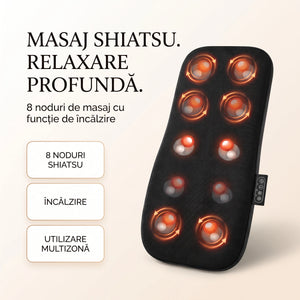 Perna de masaj Shiatsu pentru gât, spate, talie și picioare