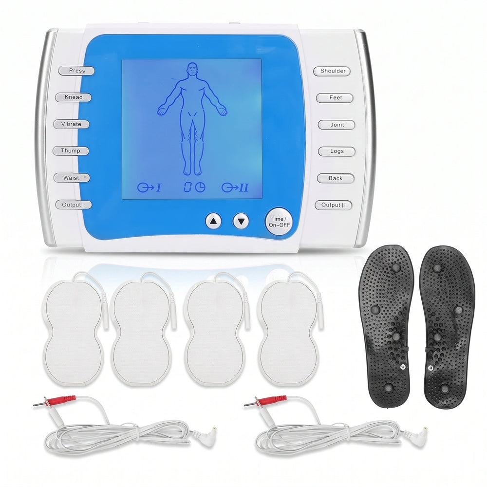 Aparat TENS corp intreg, electrostimulare nervoasa, 10 moduri si 24 intensitati