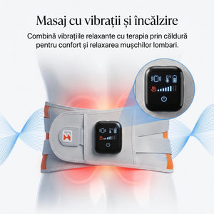 Centura lombară wireless cu acumulator integrat