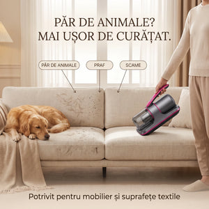 Aspirator antiacarieni wireless cu lampă UV, imaginea 7