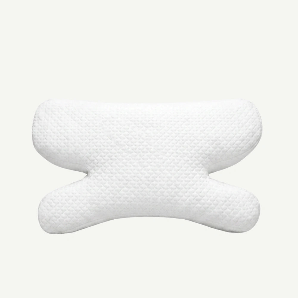 Perna cervicala ortopedica CERVI-SAN Antirid memory foam maruntit anti-riduri, husa Tencel