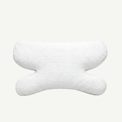 Perna cervicala ortopedica CERVI-SAN Antirid memory foam maruntit anti-riduri, husa Tencel