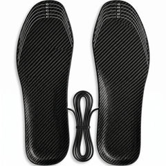 Branturi cu incalzire USB, fibra de carbon, reglabile 41-46, Negru