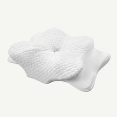 Perna cervicala ortopedica CERVI-SAN Confort memory foam fermitate moale, Alb