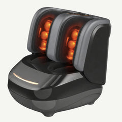 Aparat masaj picioare si gambe Shiatsu, compresie aer si incalzire FootRelief Pro, Negru