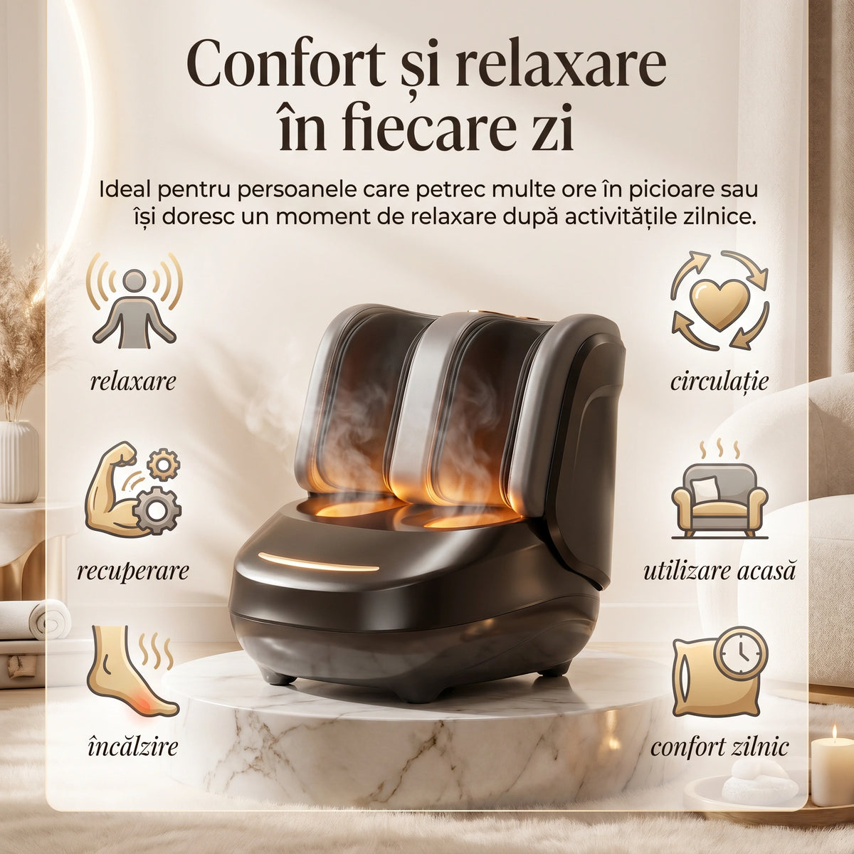 Aparat masaj Shiatsu FootRelief Pro pentru picioare, imaginea 5