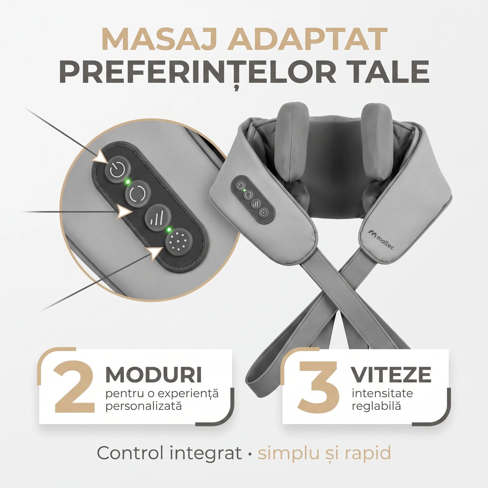 Aparat masaj ORTO RELAX cu role Shiatsu, imaginea 5