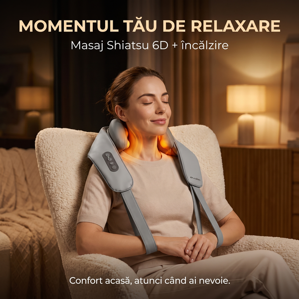 Aparat masaj ORTO RELAX cu role Shiatsu, imaginea 8