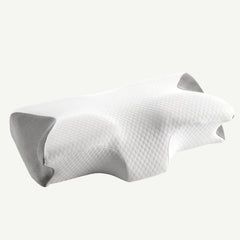 Perna cervicala ortopedica CERVI-SAN Bambus memory foam infuzat bambus antibacterian