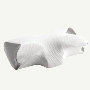 Perna cervicala ortopedica CERVI-SAN Bambus memory foam infuzat bambus antibacterian