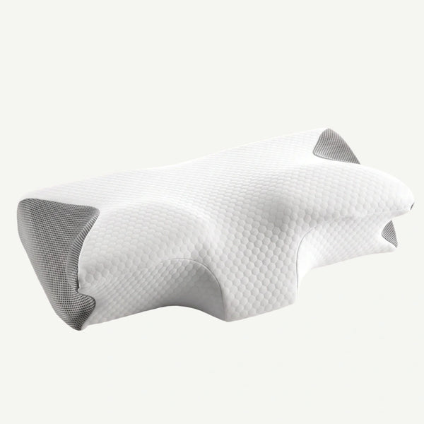 Perna cervicala ortopedica CERVI-SAN Bambus memory foam infuzat bambus antibacterian