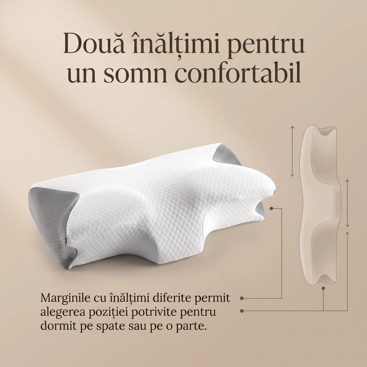 Pernă cervicală ortopedică CERVI-SAN Bambus, imaginea 6