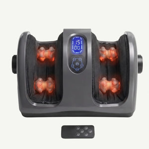 Aparat masaj picioare, gambe si brate Shiatsu 3D, cu incalzire, Negru