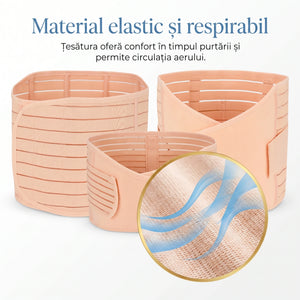 Corset postnatal modelator 3-in-1 (abdomen, talie, pelvis), Bej – imaginea 6