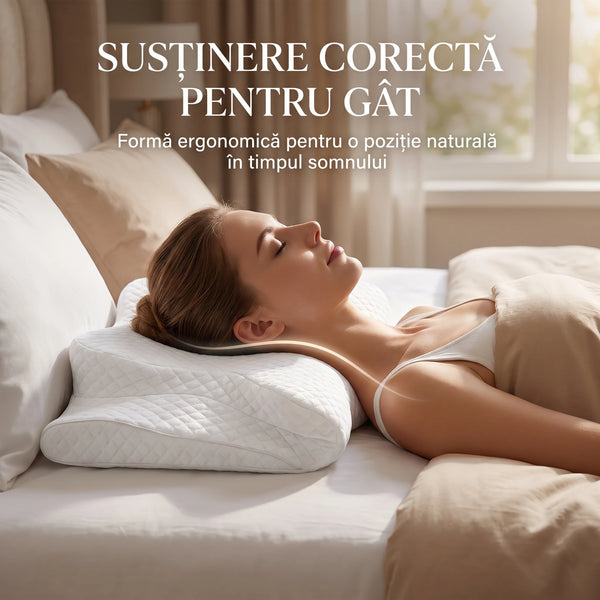 Pernă cervicală ortopedică CERVI-SAN Memory Plus, imaginea 8