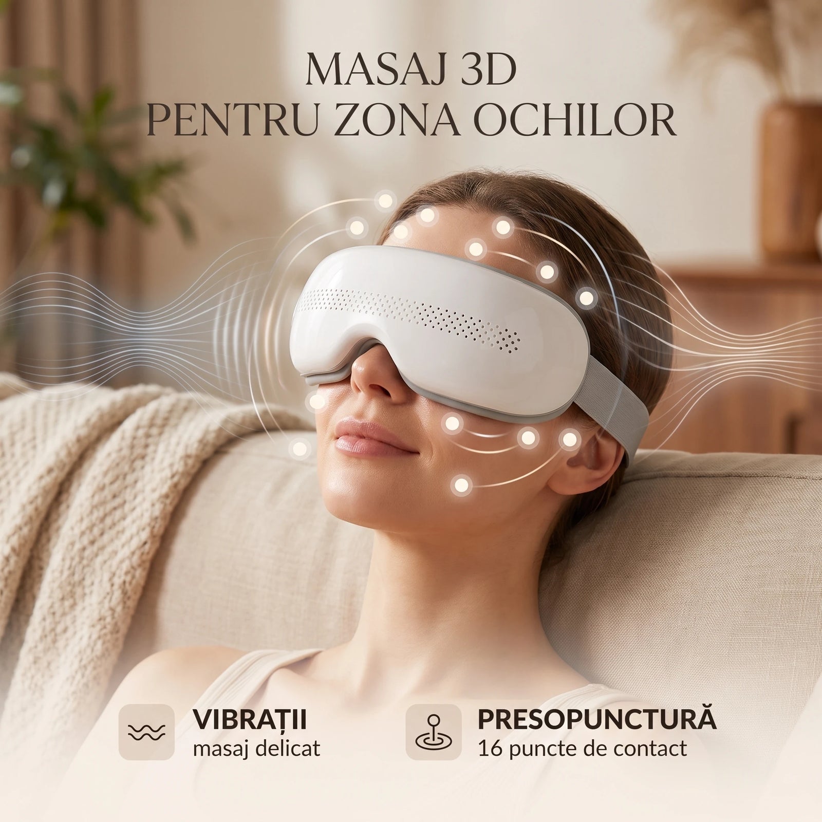 Aparat masaj ochi cu presopunctură și vibrații, imaginea 5