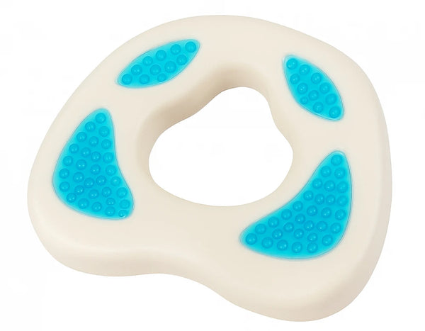 Perna ortopedica antihemoroizi ORTO PROCT memory foam cu gel cooling, fermitate Extra, Negru – imaginea 6