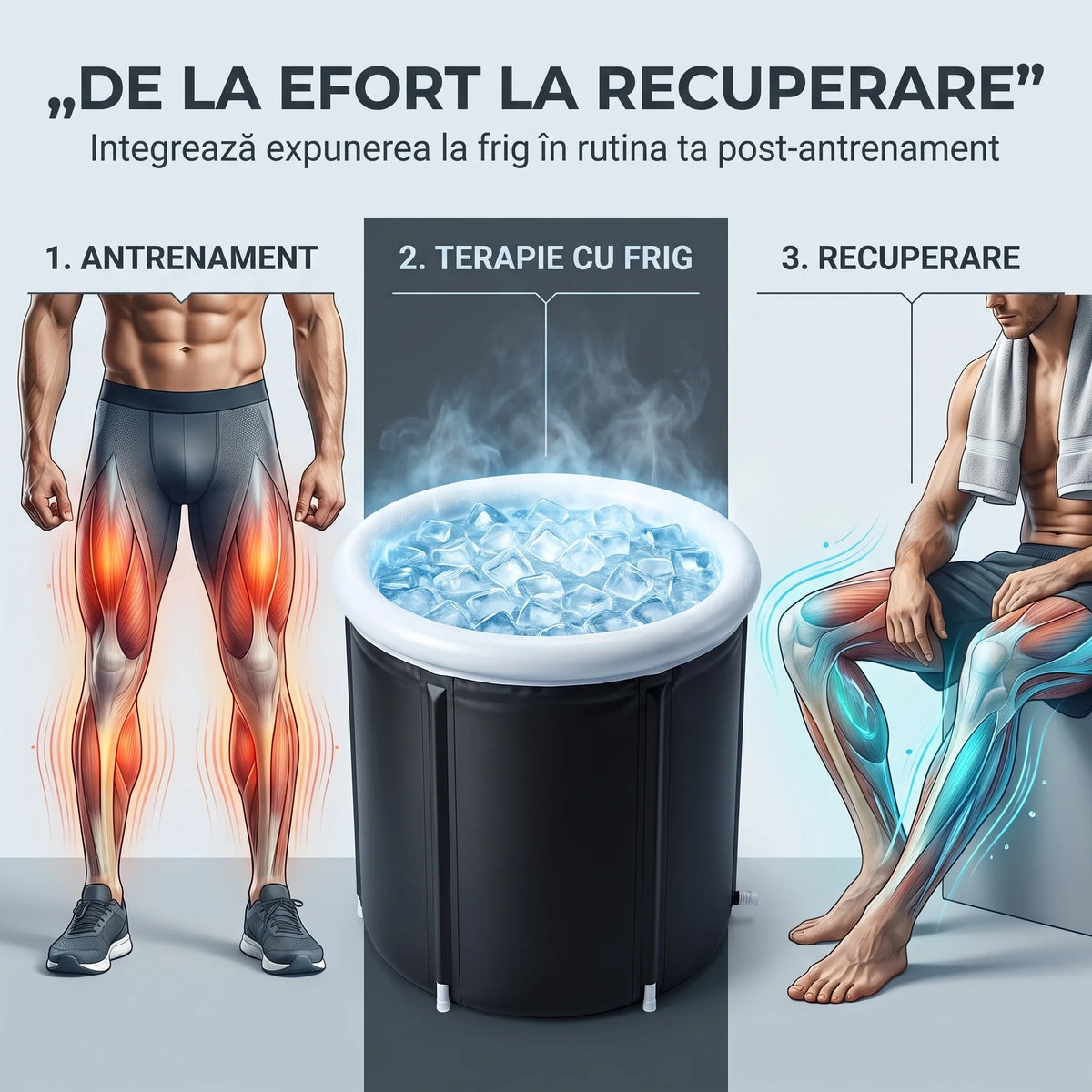 Cadă recuperare cu gheață pentru crioterapie, imaginea 6
