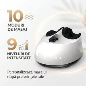 Aparat de masaj Shiatsu pentru picioare cu încălzire, wireless