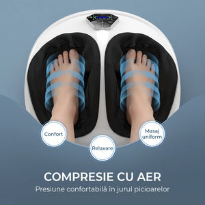 Aparat masaj picioare Shiatsu cu role și compresie aer, imaginea 4