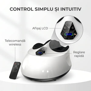 Aparat masaj picioare Shiatsu cu role și compresie aer, imaginea 5