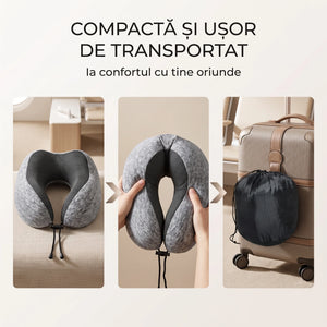 Pernă de călătorie cervicală 3D din memory foam, imaginea 6