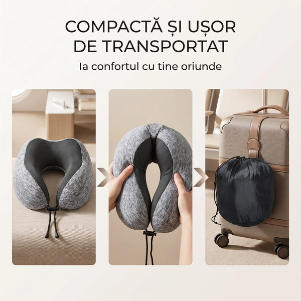 Pernă de călătorie cervicală 3D din memory foam, imaginea 6
