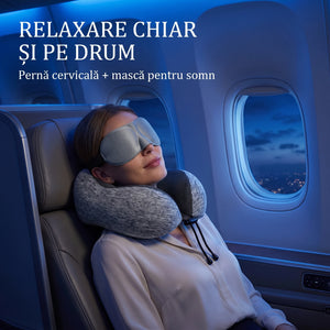 Pernă de călătorie cervicală 3D din memory foam, imaginea 7